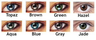 Acuvue Contacts Color Chart